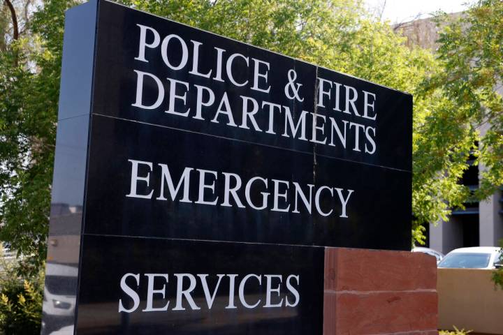 Henderson Police and Fire Departments pictured, on Thursday, July 25, 2024. (Bizuayehu Tesfaye/ ...