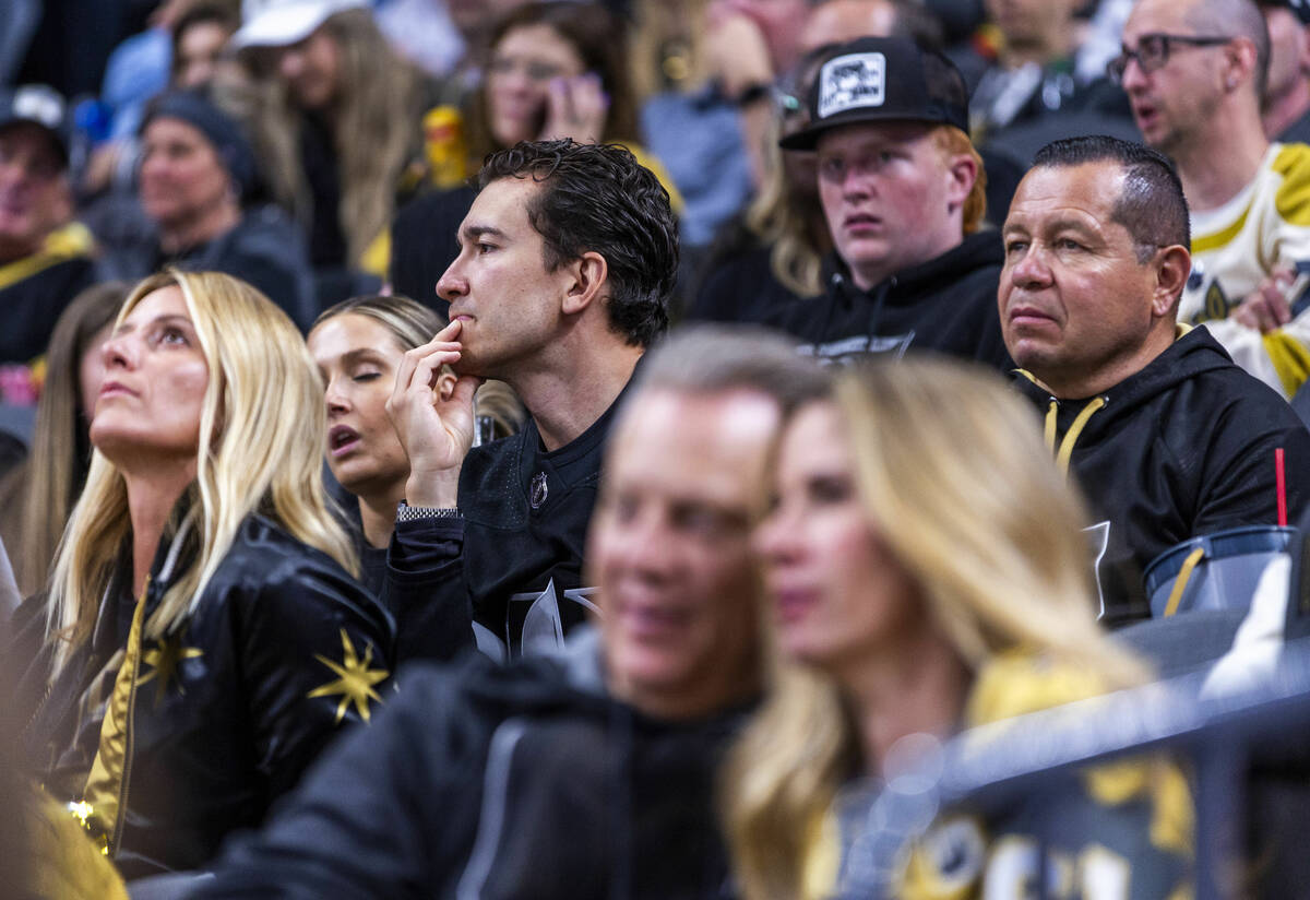 Golden Knights fans are concerned being down 2 goals against the Edmonton Oilers during the sec ...