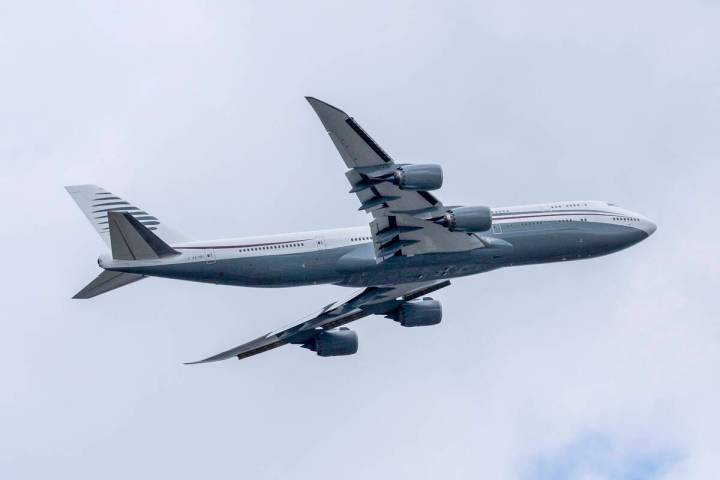 A 13-year-old private Boeing aircraft that President Donald Trump toured on Saturday to check o ...