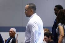Maurice Washington, a Las Vegas corrections officer accused of killing someone while driving un ...