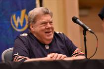 George Wendt participates during a Q&A panel on day two at Wizard World at the Donald E Ste ...