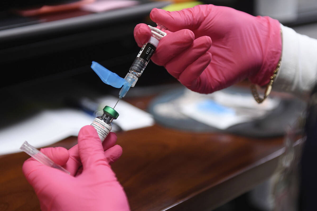 The best way to avoid measles is to get the measles, mumps and rubella vaccine. (AP Photo/Annie ...