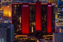 Free self-parking will be available at Resorts World hotel-casino from June 2 to Aug. 28, 2025, ...