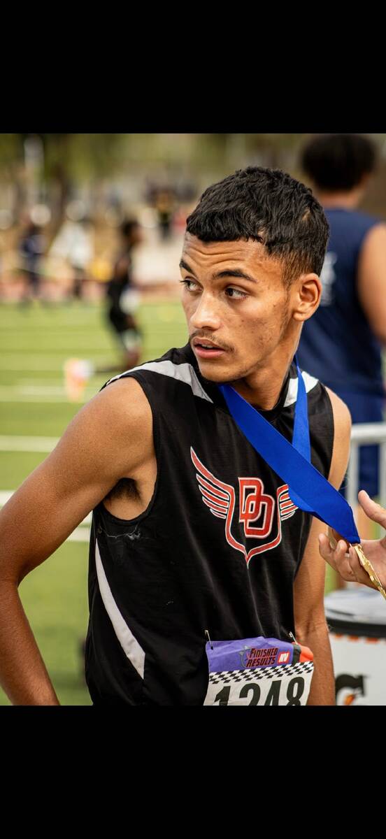 Desert Oasis' Noah Lara is a member of the Nevada Preps All-Southern Neavda boys track and fiel ...