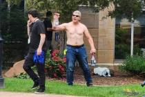Boulder, Colorado attack suspect Mohamed Sabry Soliman is seen as he launched a fiery attack on ...