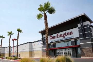 Burlington is set to open its third North Las Vegas location at 2201 Civic Center Drive. (Las V ...