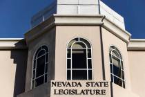 The Nevada State Legislature Building at the state Capitol. (Las Vegas Review-Journal)