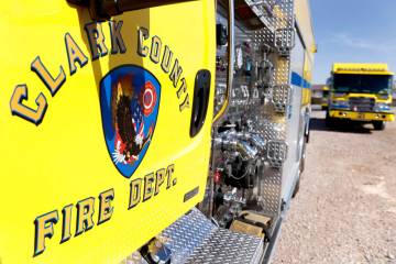 Clark County Fire Department (Bizuayehu Tesfaye/Las Vegas Review-Journal)